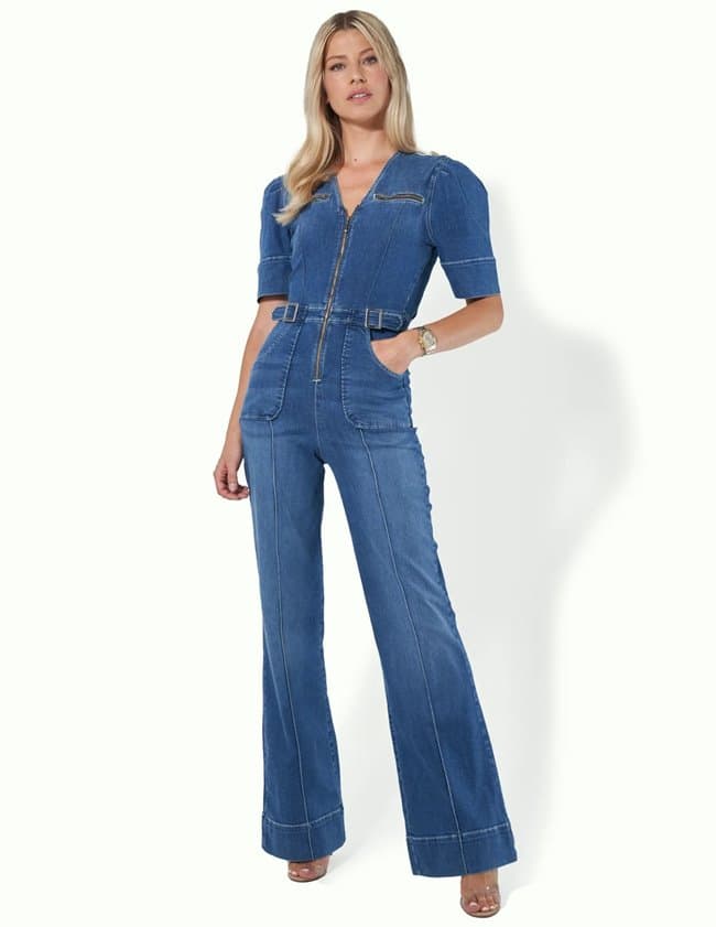 Donna Ida opal jumpsuit - fawcett blue