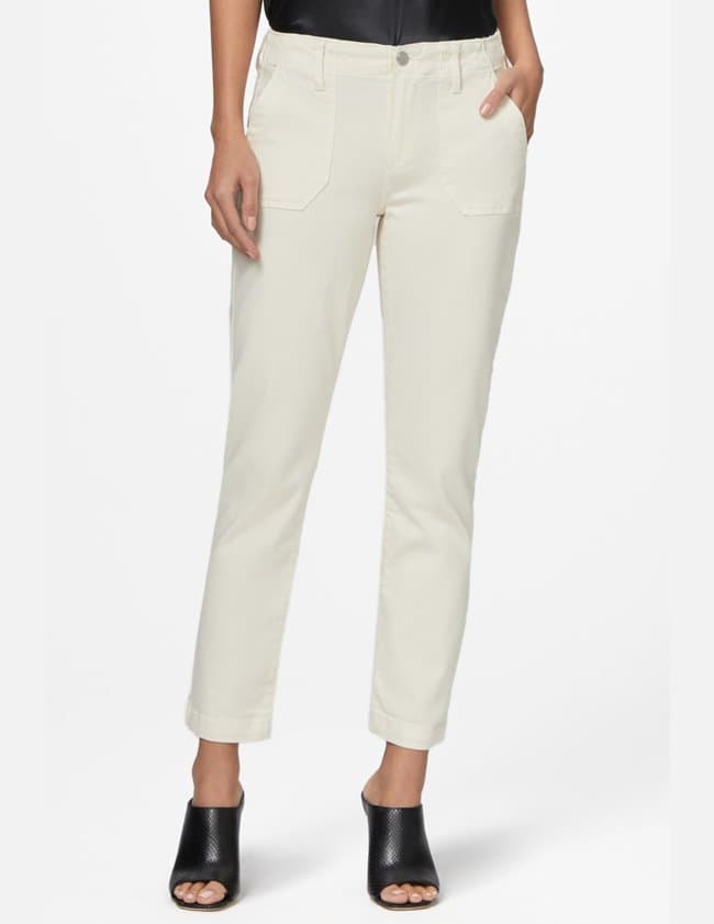 Paige Jeans mayslie straight jeans - quartz sand