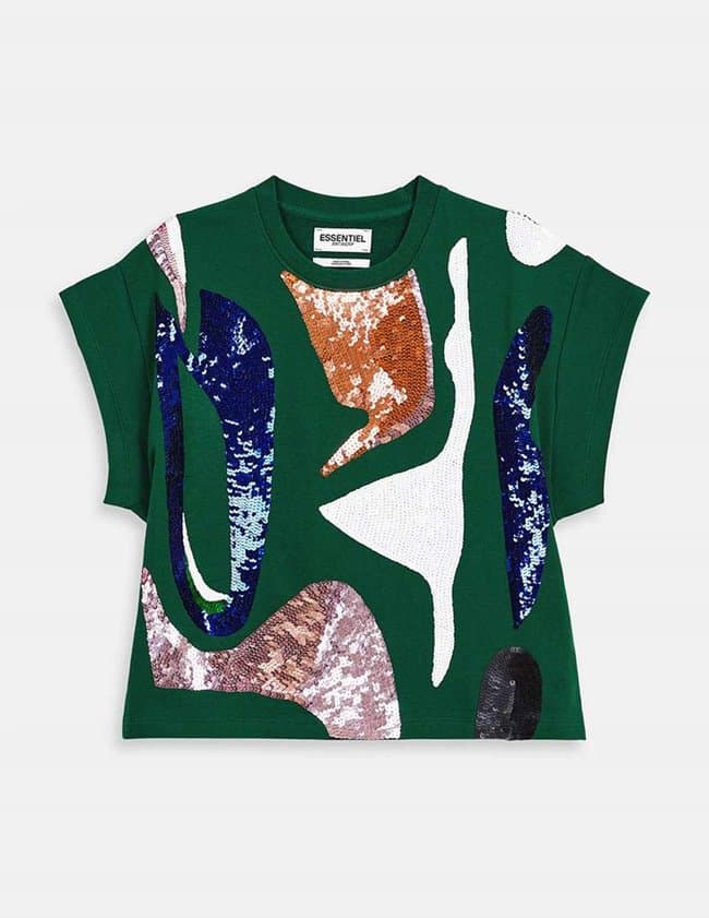 Essentiel Antwerp daosa t - shirt - green