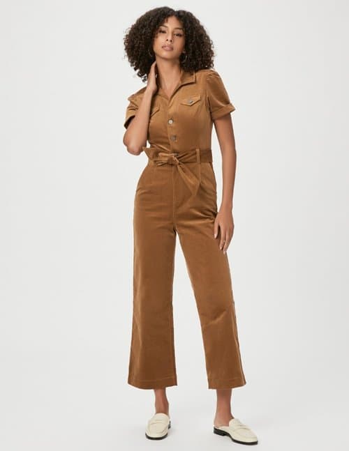 Paige Jeans anessa jumpsuit - toasted coconut