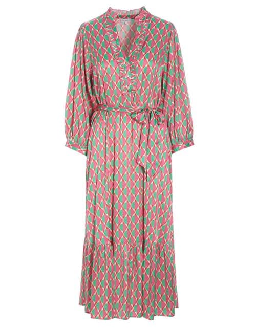 Dea Kudibal abelone silk dress - avignon  chili