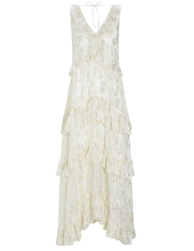 Dea Kudibal frankie silk dress - seashell gold