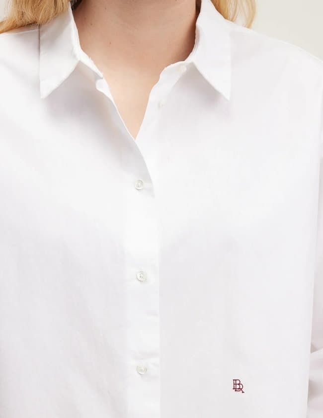 Bellerose gastoo shirt - white side