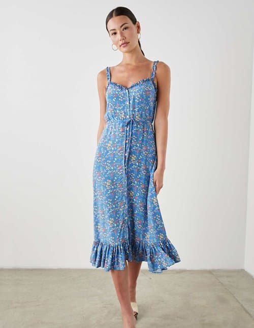 Rails adalyn dress - blue citrus