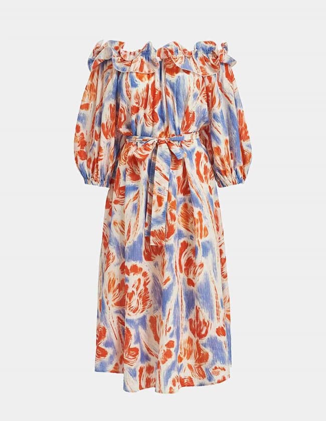 Essentiel Antwerp dagent maxi dress - atlantic
