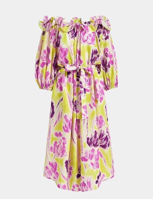 Essentiel Antwerp dagent maxi dress - limoncello