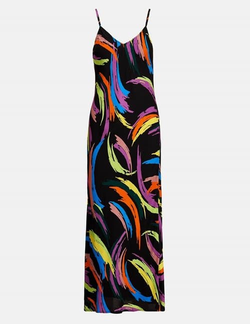 Essentiel Antwerp divorce slip dress - black