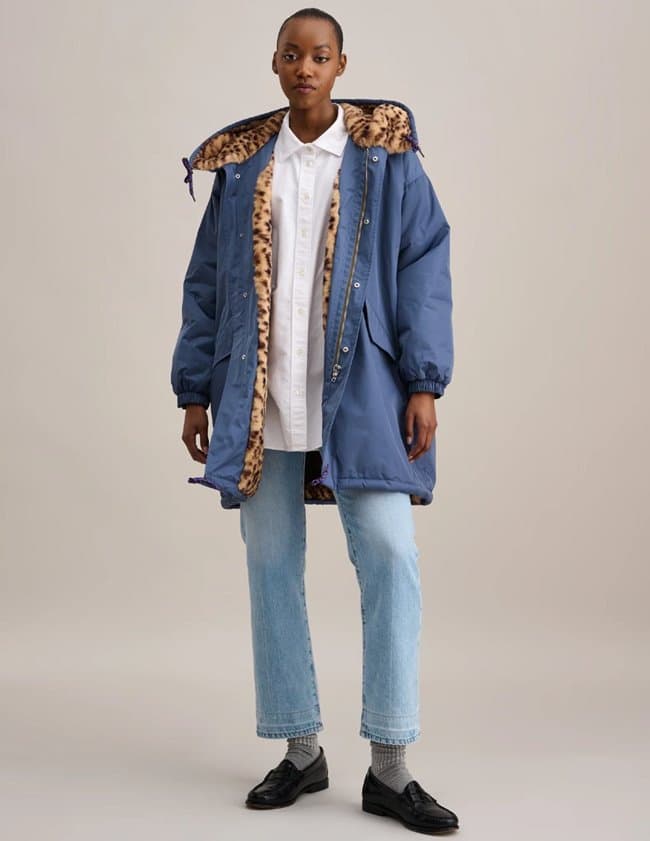 Bellerose laos coat - storm