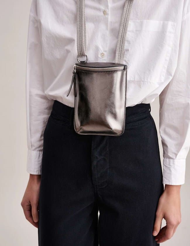 Bellerose shone bag - charcoal