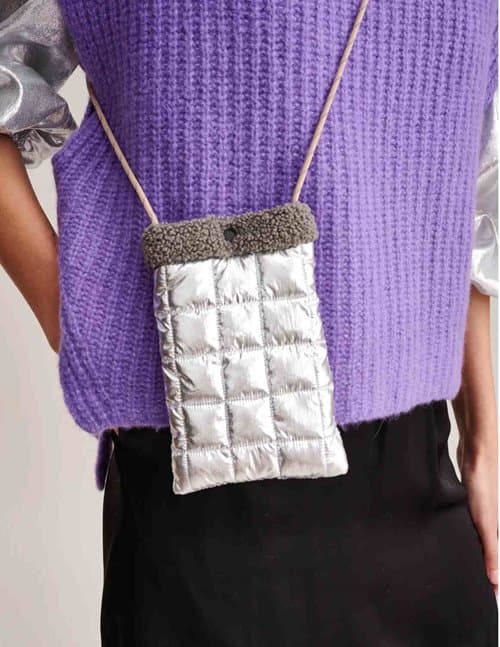 Bellerose halany phone case - silver