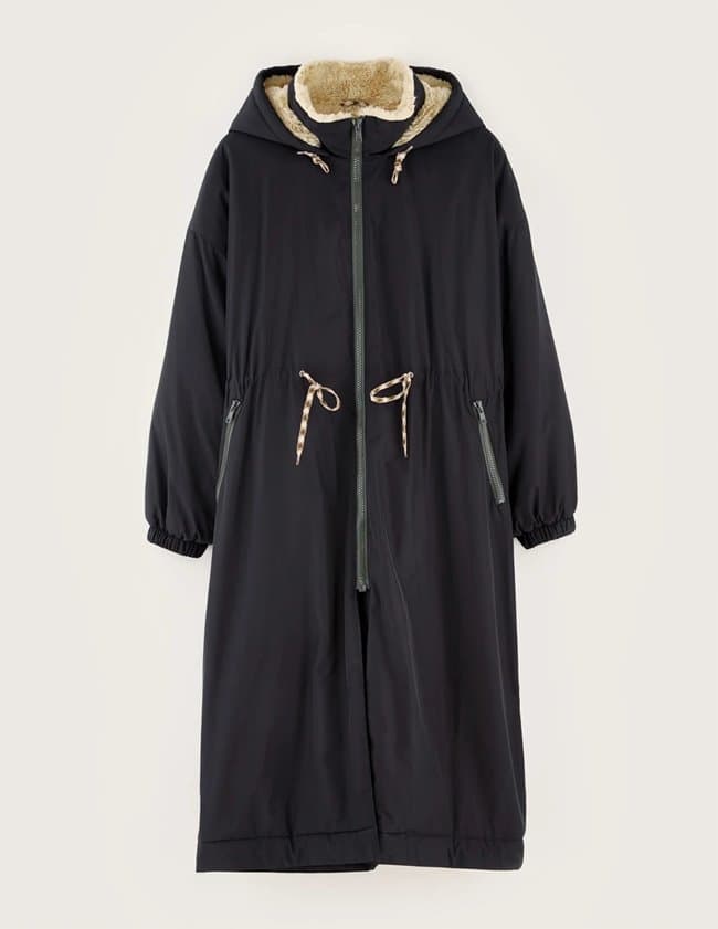 Bellerose hosfo coat - navy back