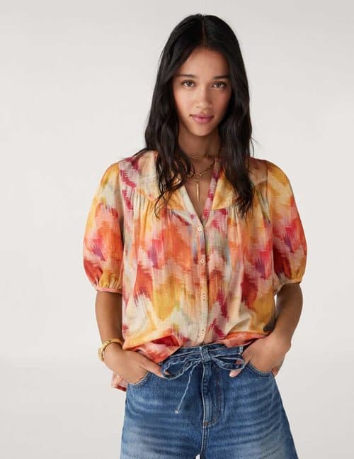 ba&sh alabama shirt - ocre