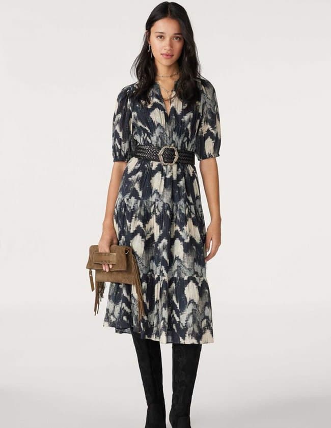 ba&sh anissa dress - black