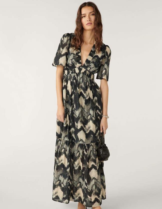 ba&sh axana dress - black