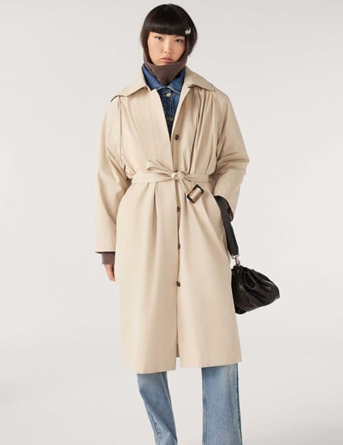 ba&sh kaan trench coat - beige