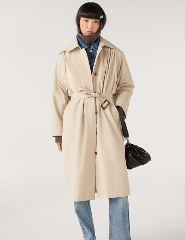 ba&sh kaan trench coat - beige