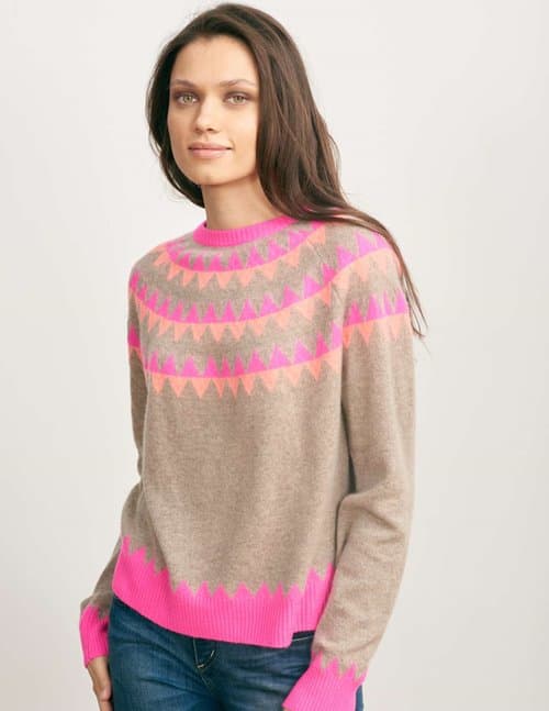 Jumper 1234 val crew jumper - pink