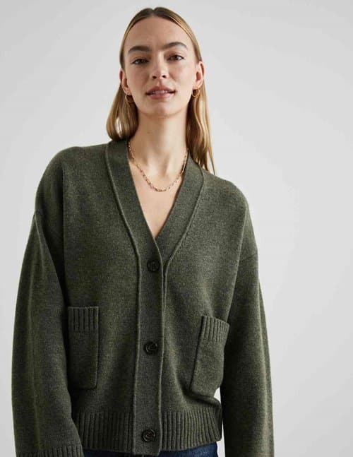 Rails lindi cardigan - olive