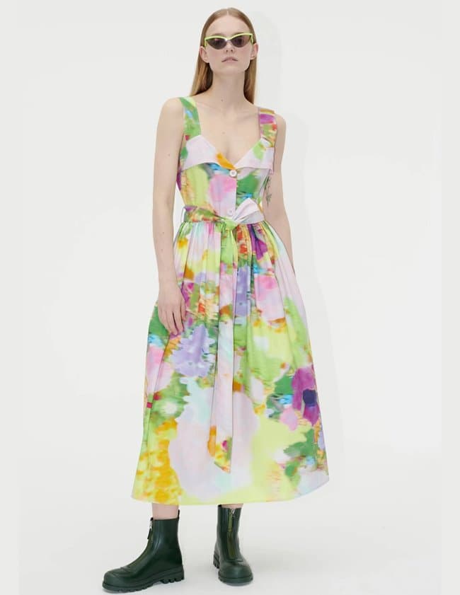 Stine Goya stina dress - faded floral