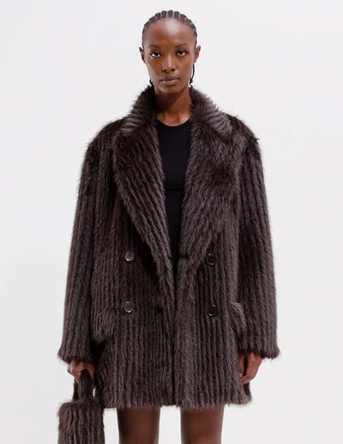 Stand Studio zenni jacket - brown