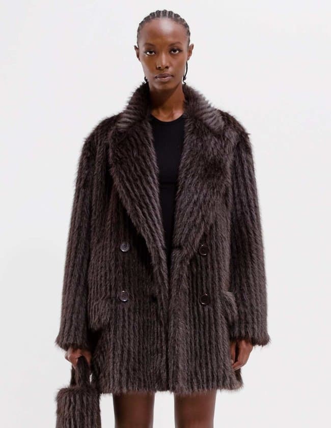 Stand Studio zenni jacket - brown