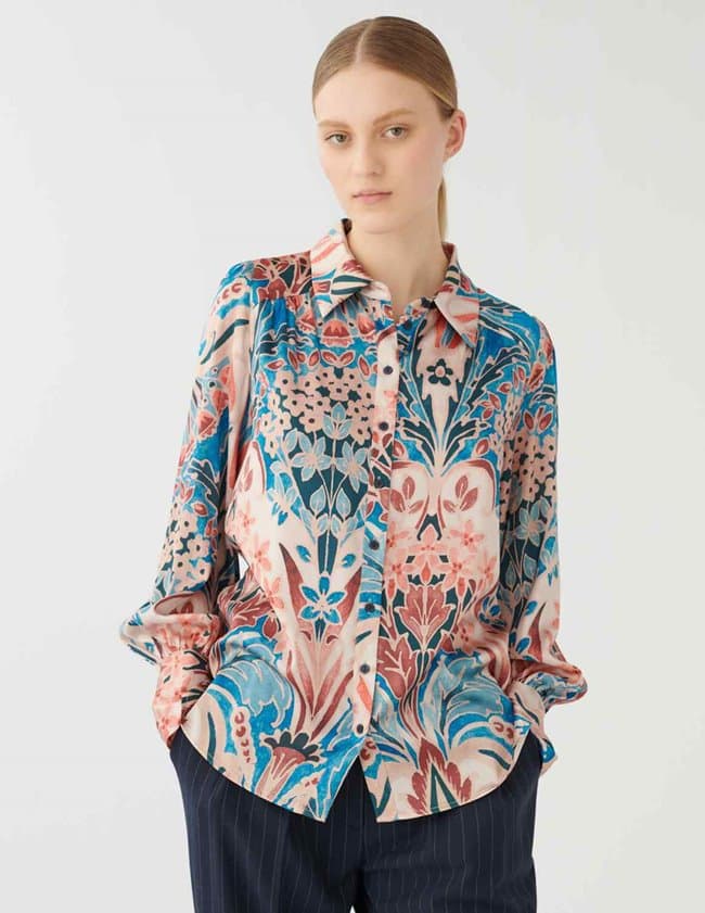 Dea Kudibal asta silk shirt - palazzo allure