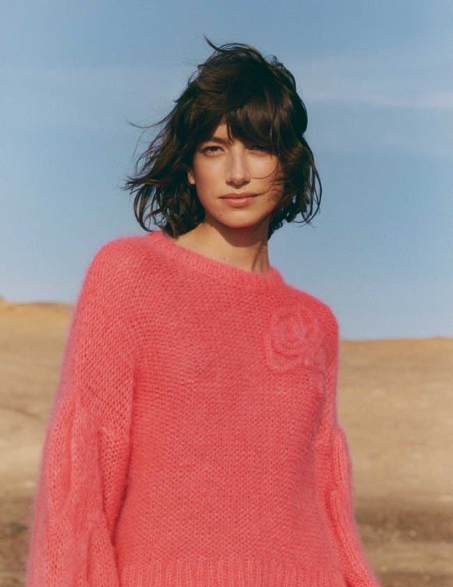 Dea Kudibal lowise jumper - neon pink