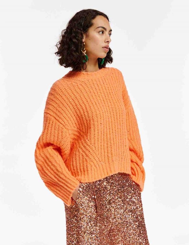 Essentiel Antwerp Egypt rib sweater - orange