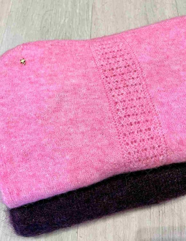 Des Petits Hauts albus scarf - pink