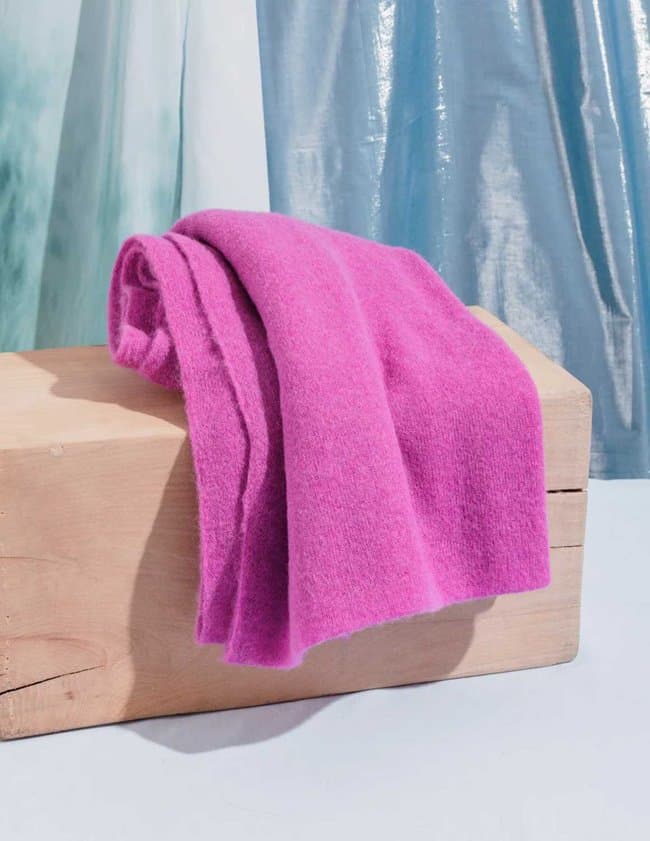 Des Petits Hauts canela scarf - pink crush