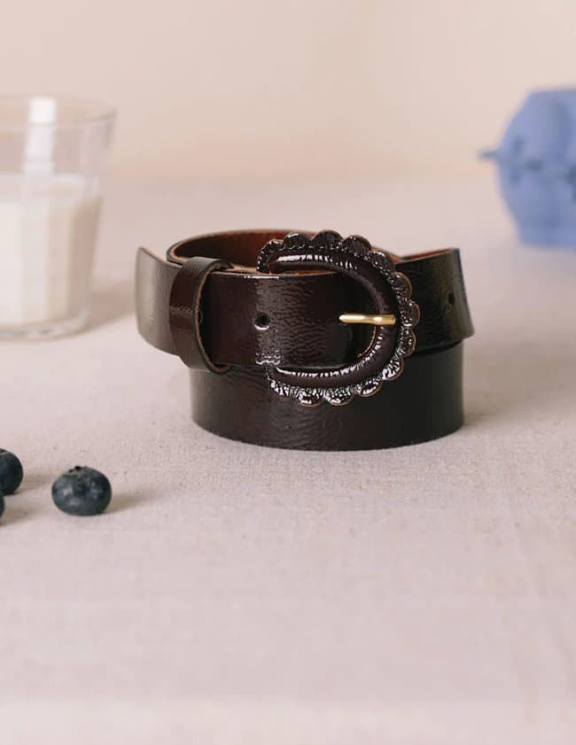 Des Petits Hauts marguerite belt - mocha