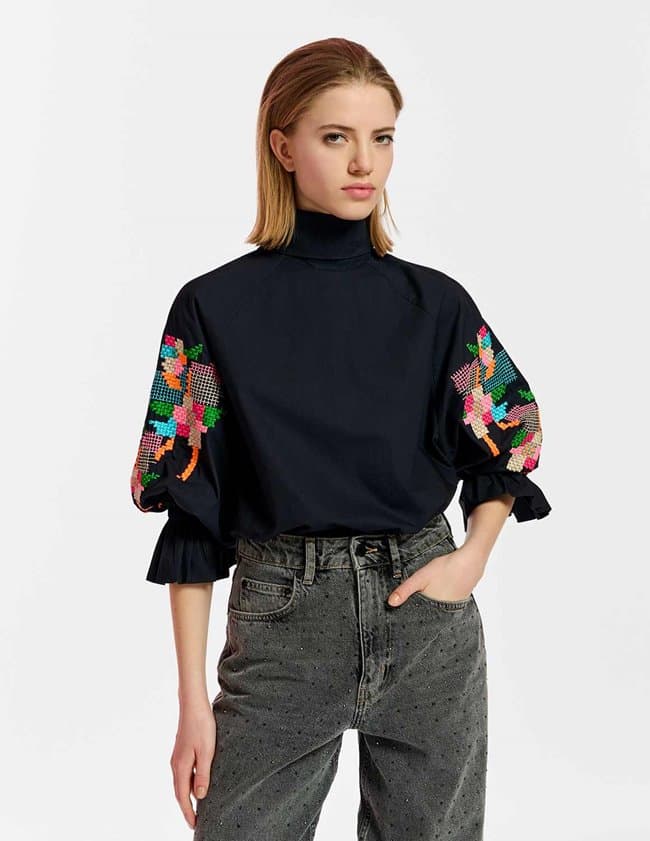 Essentiel Antwerp eleanor top - black