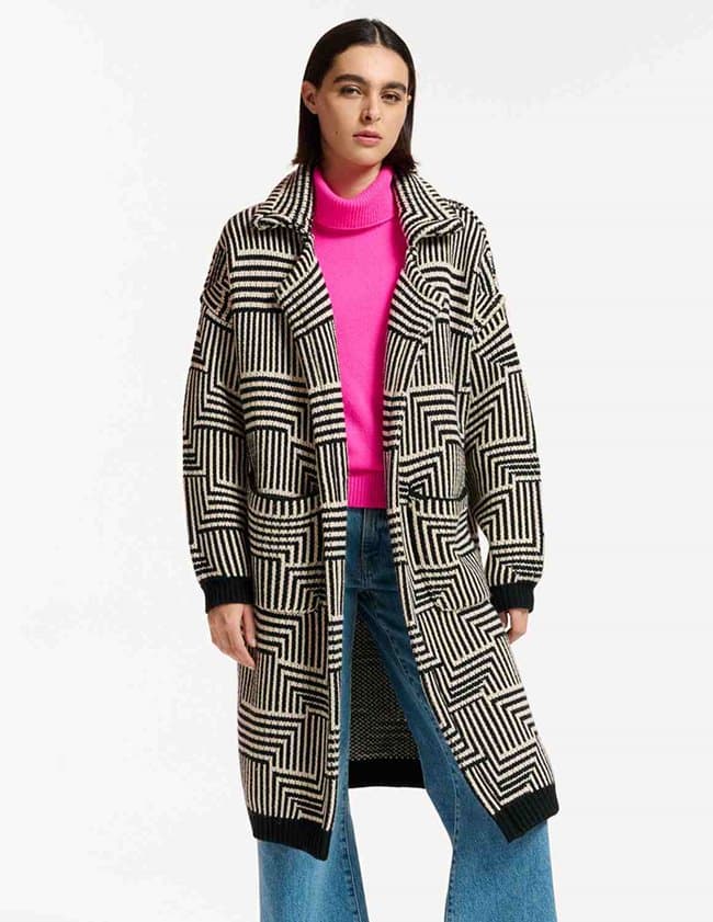 Essentiel Antwerp efitti knit cardigan - ecru