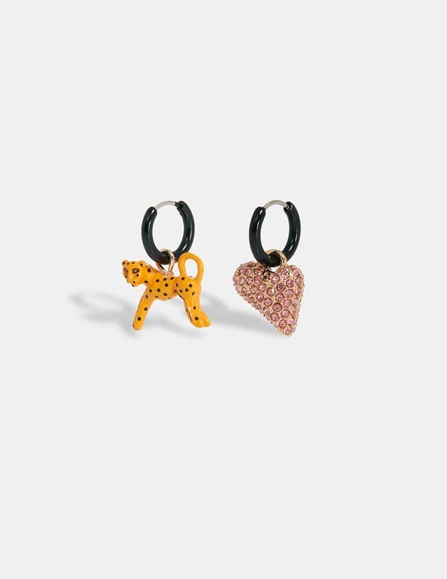 Essentiel Antwerp eoli earrings - leopard