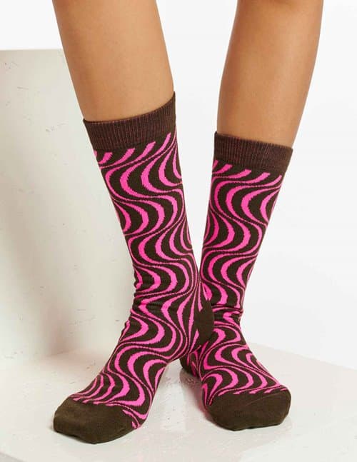 Essentiel Antwerp ewave socks - pink