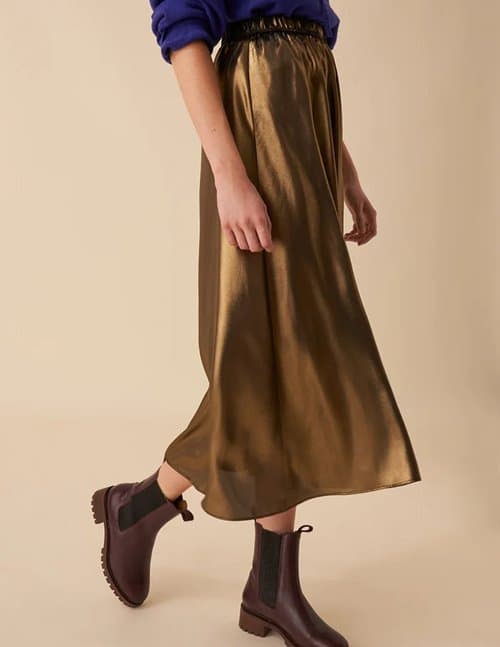 Des Petits Hauts vivienne skirt - gold