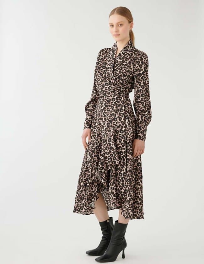 Dea Kudibal vitah silk dress - leopard