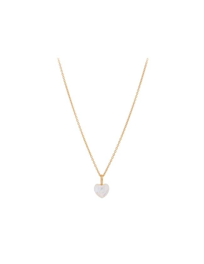Pernille Corydon ocean heart necklace - gold