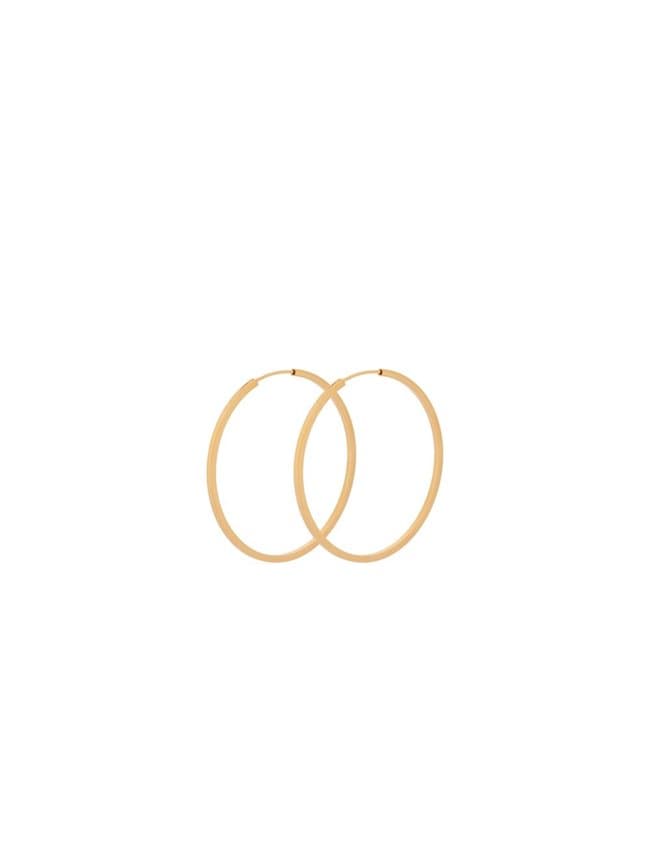 Pernille Corydon small orbit hoops - gold