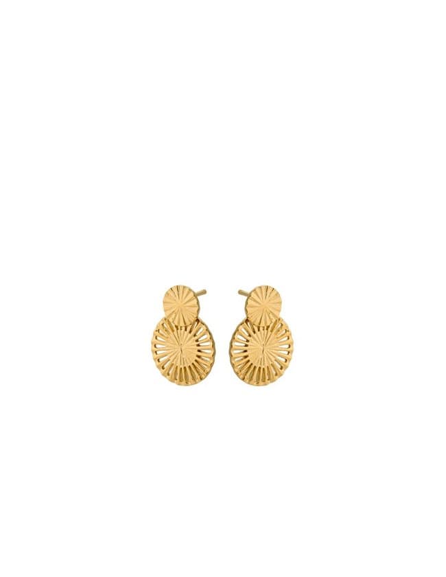 Pernille Corydon small starlight earrings - gold