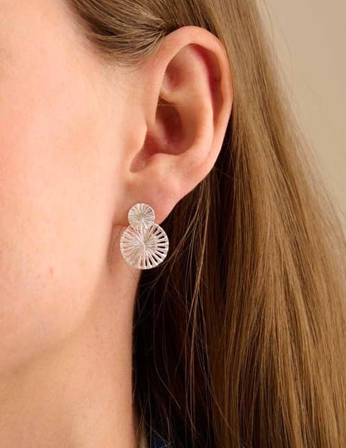 Pernille Corydon small starlight earrings - silver
