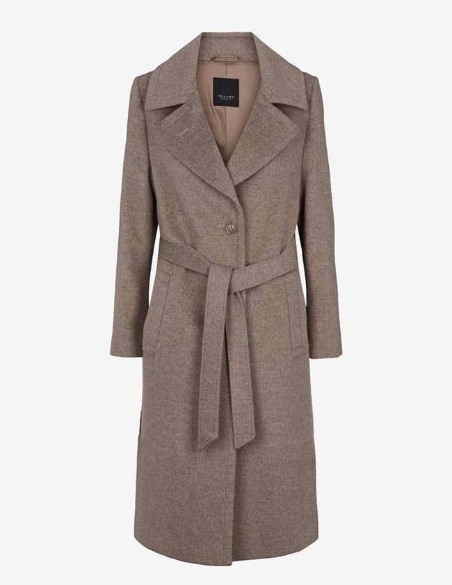 SAND Copenhagen clareta belt coat - camel