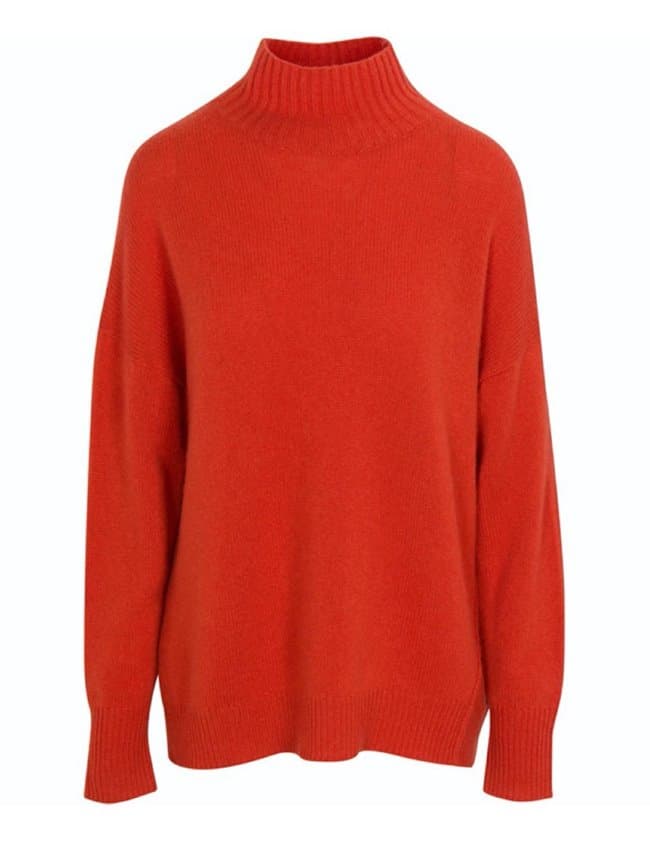 360 Cashmere camden jumper - orange