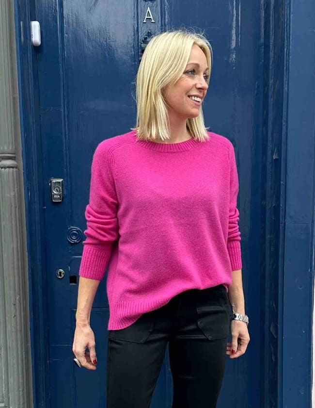 360 Cashmere taylor jumper - magenta