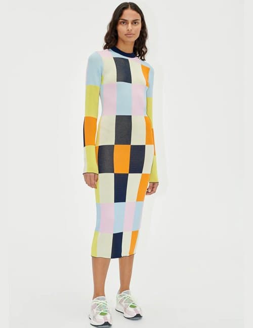 Stine Goya chiara dress - check