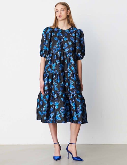 Cras lilicras dress - blue