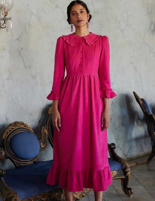 Pink City Prints lou dress - fuschia