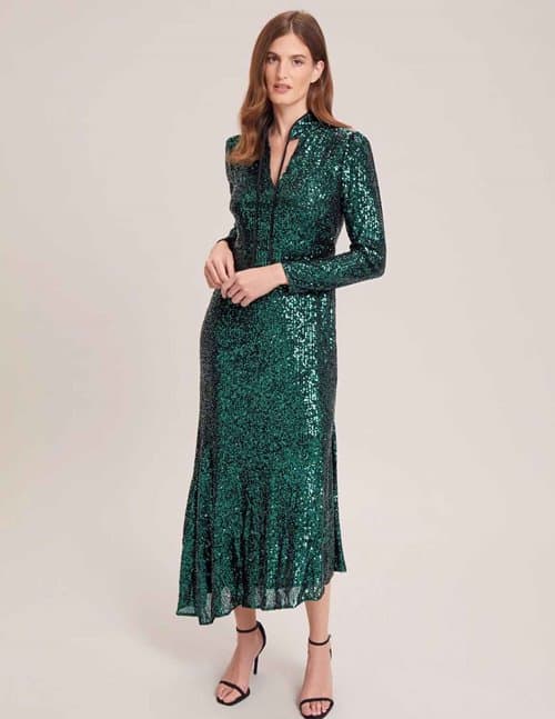 Cefinn jacquetta dress - green