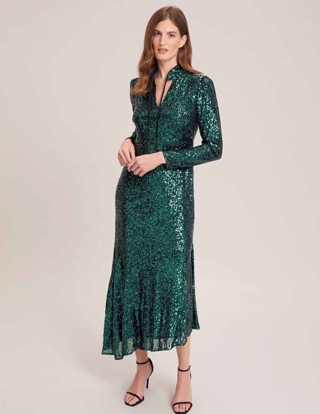 Cefinn jacquetta dress - green