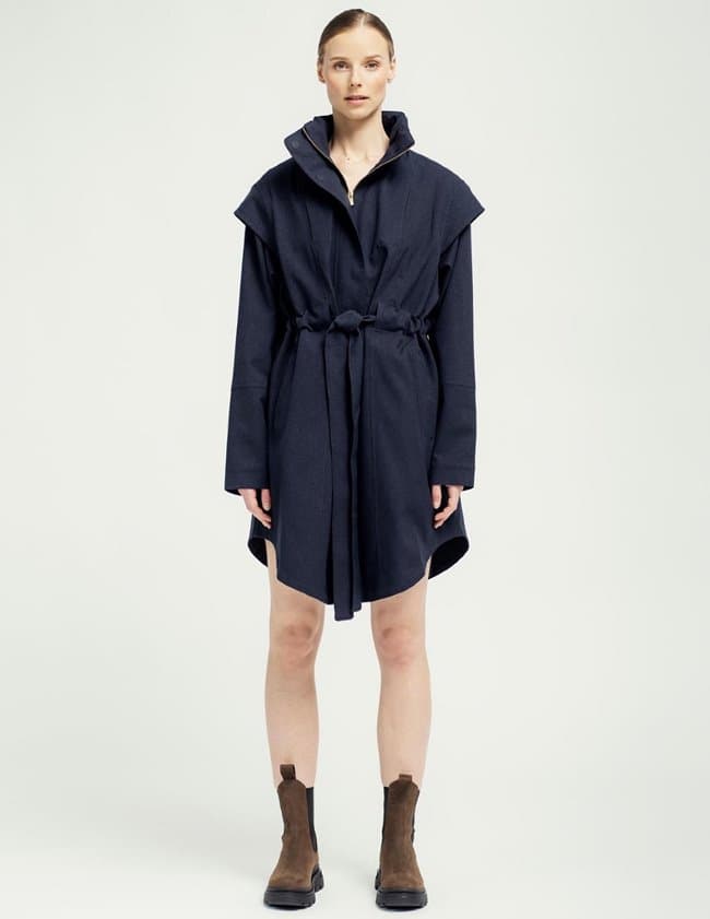 BRGN monsun coat - navy